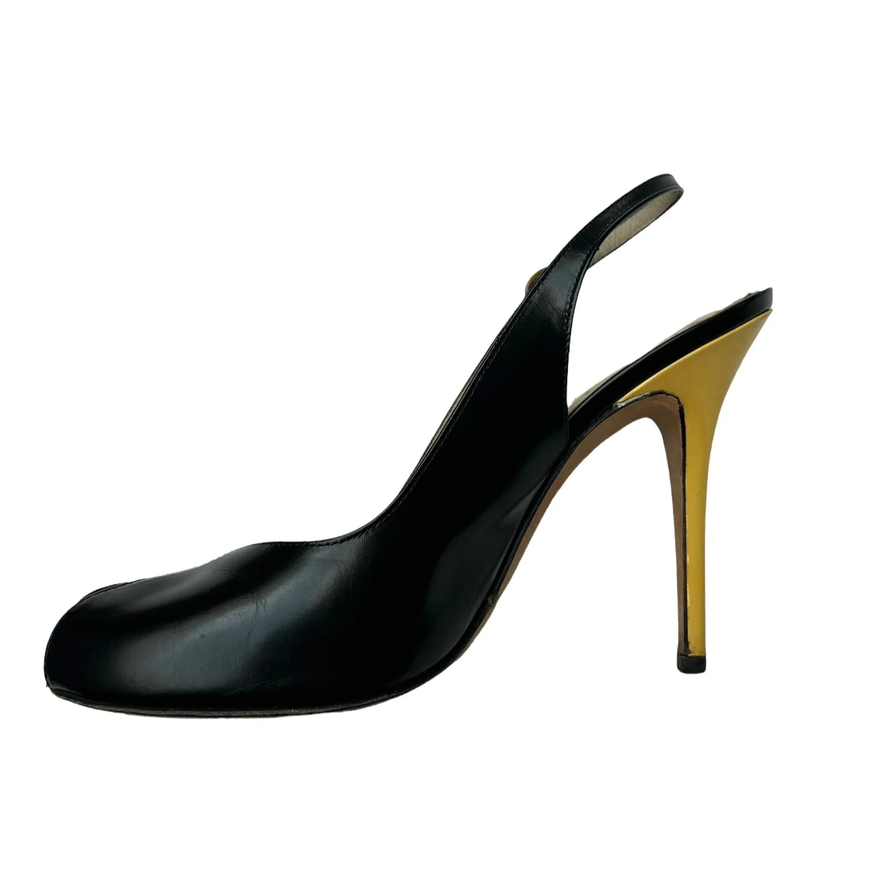 Black Vintage Saint Laurent Heels - 9.5