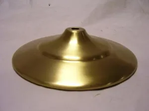 Brass Vase Caps w/Satin Brass Finish - 9-1/2"