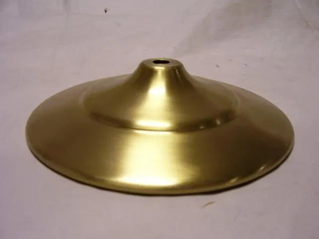 Brass Vase Caps w/Satin Brass Finish - 9-1/2"