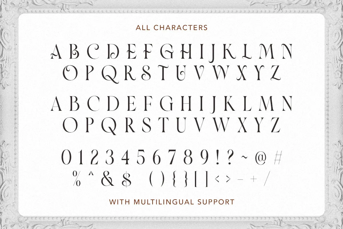 Claviers - Two Styles Serif