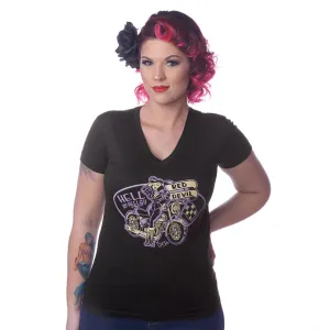 Hell on Heels – Women’s Biker Shirt