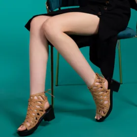 London Heel with Black Base Option