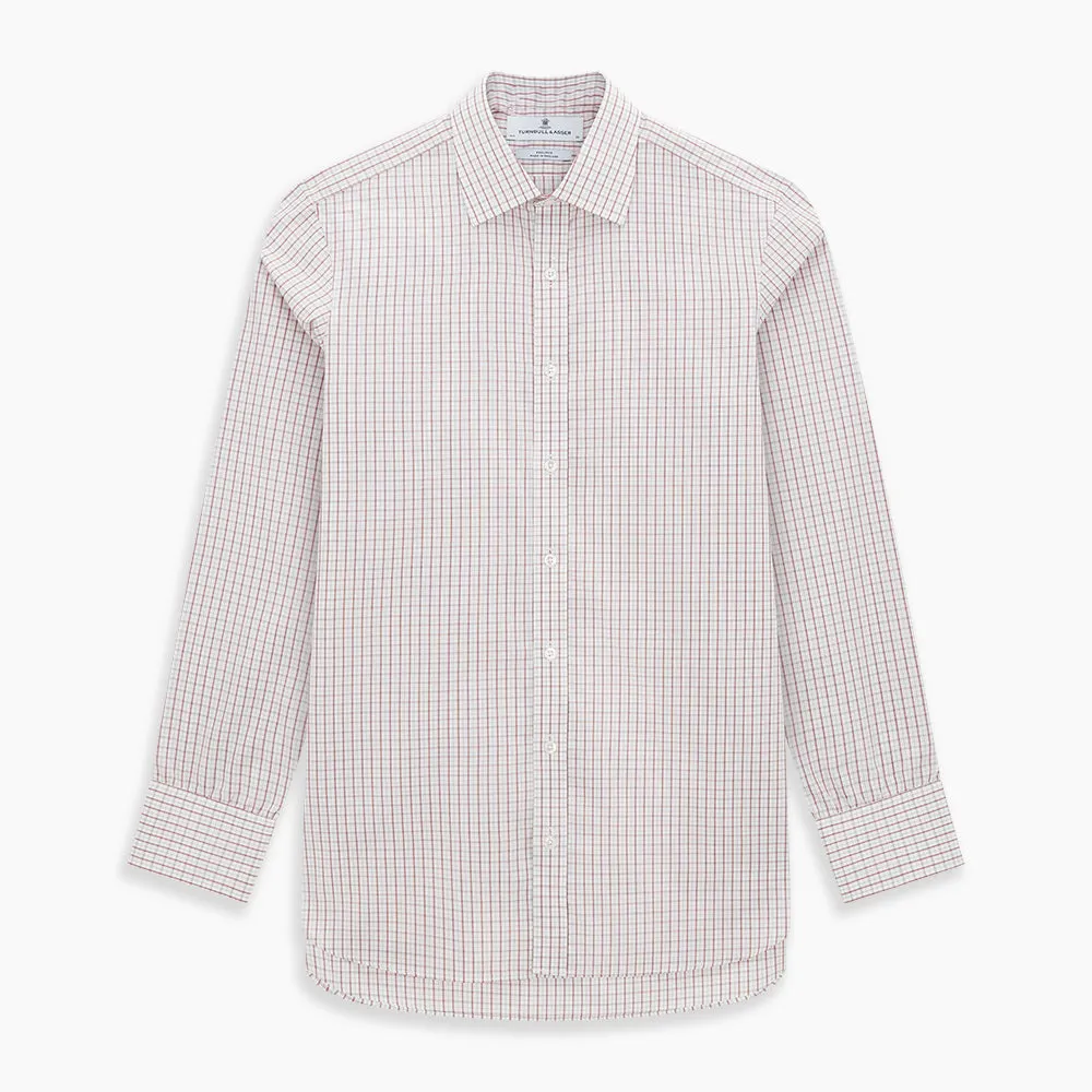 Red Tattersall Check Mayfair Shirt