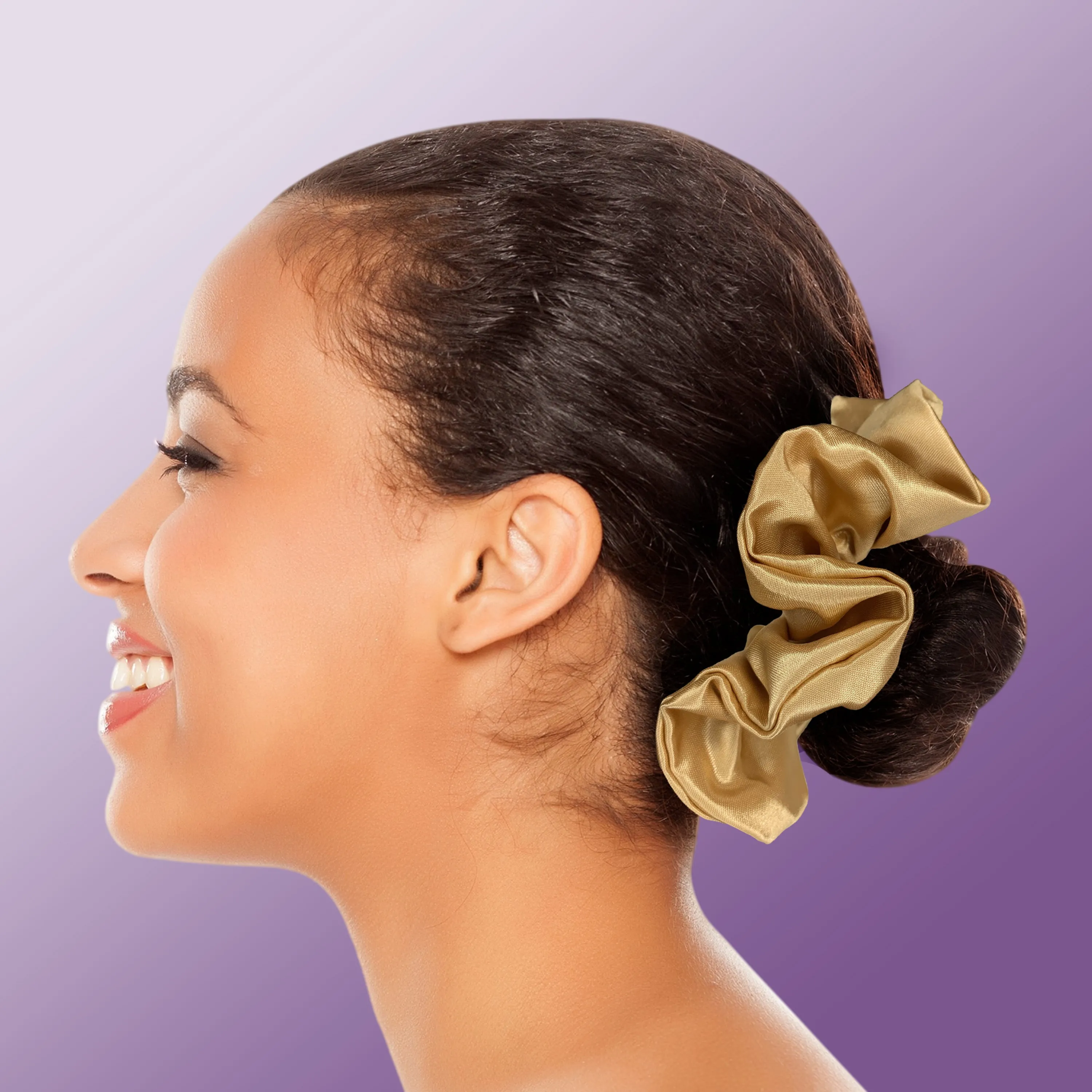 Scrunchies Premium Bridal Satin Available in 3 Sizes Made in the USA Khaki